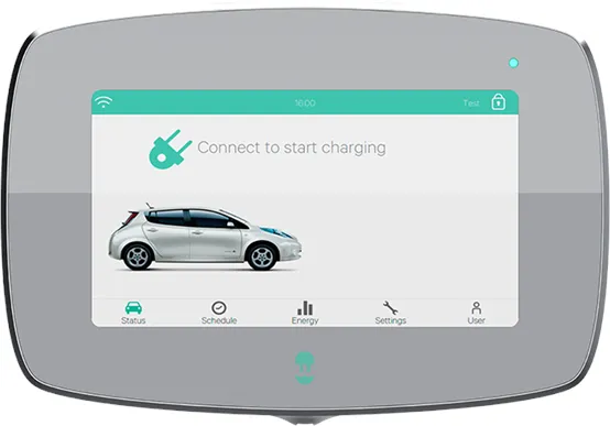 Wallbox Commander 2 ladeboks med Wi-Fi, 22 kW, 5 meter, Type 2, hvit