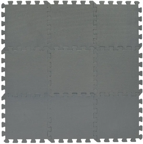 Skumleketeppe Bekids, Lysegrå 9 stk