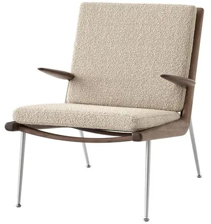 &Tradition Boomerang HM2 Lenestol Valnøtt/Karakorum 003/Stål