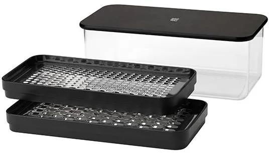 RIG-TIG GRATE-IT rivjern med beholder - Svart