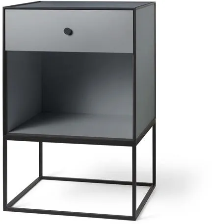 Audo Frame 49 Sidebord 1 Skuff Mørkegrå
