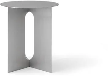 Audo Androgyne Base for sidebord, børstet stål