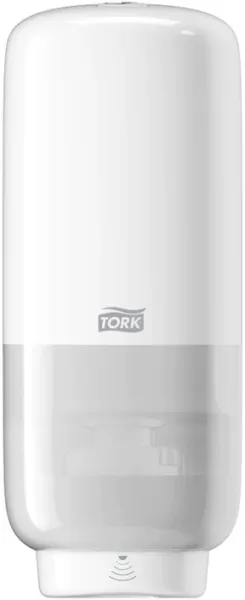 Tork S4 -dispenser for skumsåpe, berøringsfri, hvit plast