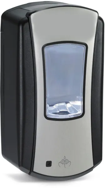 Utgår fra sortimentet: Pristine såpedispenser med sensor, LTX, svart/krom, 1200 ml