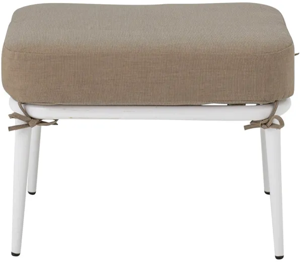 CREATIVE COLLECTION Cia krakk, m. pute - tau og hvitt metall