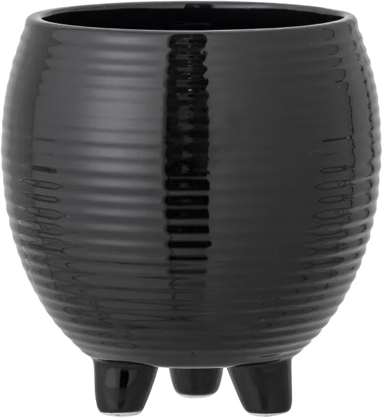 Arnel, Urtepotte, svart, keramikk